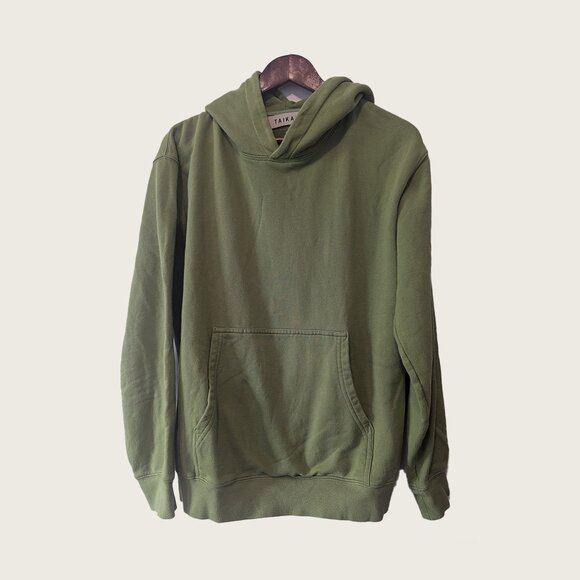 TAIKAN - Green oversized hoodie - Sz S - Picture 1 of 6